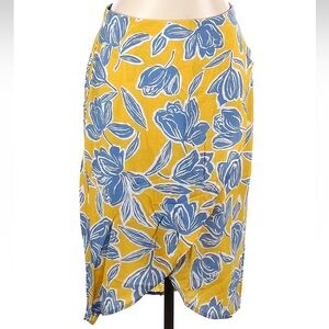 NWT Skies Are Blue Faux Wrap Midi Skirt